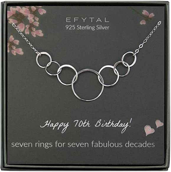 70th Birthday Necklace