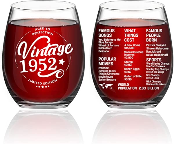 Old Information Wine Glass