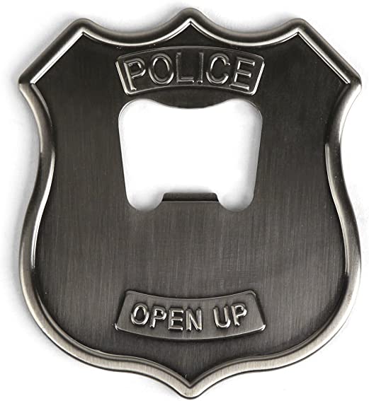Police Badge Bottle Opener