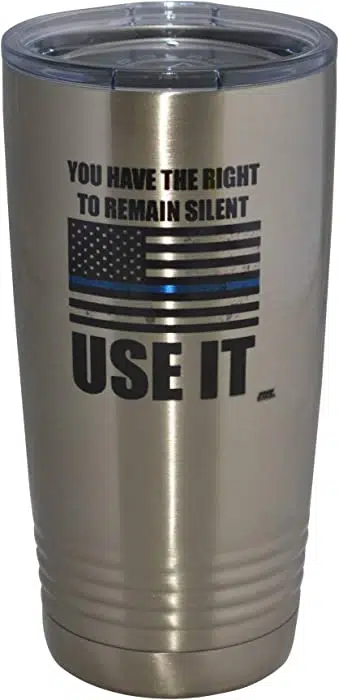 Quirky Police Officer Tumbler