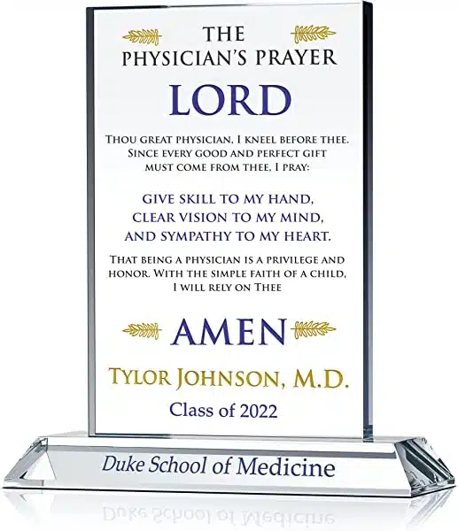 Physician’s Prayer Christian Graduation Gift