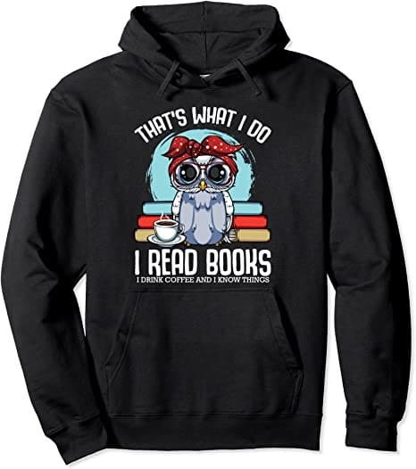 Owl Bookworm Hoodie