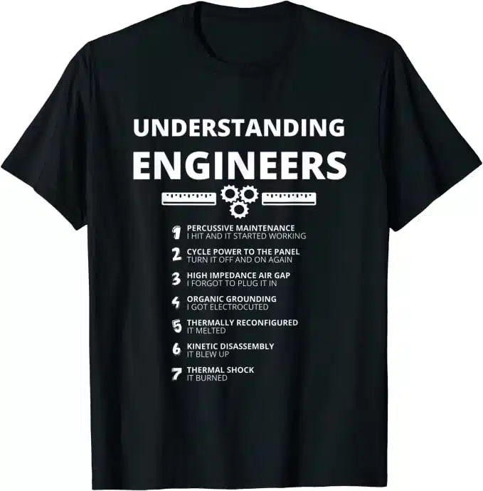 Understanding Engineers Sarcastic Tee