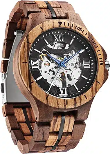 Wooden Mechanical Watch for Men