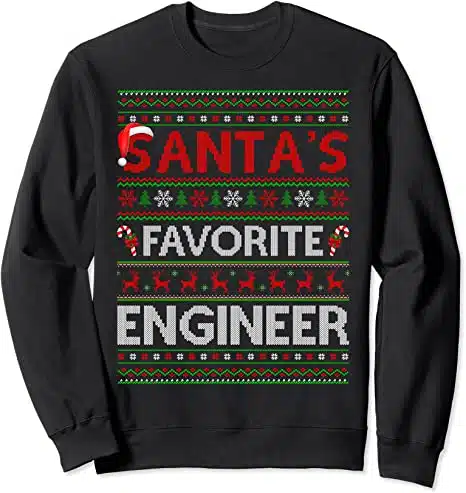Ugly Xmas Sweatshirt for Engineers